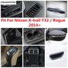 Window Lift Central Water Cup Panel Handle Bowl Cover Trim For Nissan X-trail T32 / Rogue 2014 - Carbon Fiber Accessories
