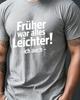 Everything Used Be Easier Unisexs Casual Crew Neck Short Sleeve Tshirt For Summer Plus Size Round Neck Tee Comfortable Fit Shirt