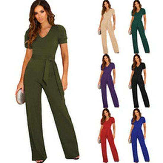 2024 Women's High Waist Corduroy Casual Pants - Solid Color, Loose Straight Leg