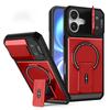 Flip Full Lens Protection Fold Stand Magnetic Phone Case For iPhone 17 Air 16 15 Pro Max 14 13 12 11 For Magsafe Military Cover