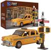 Plastic Constructor Pantasy Taxi Yellow Cab, 1601 Parts