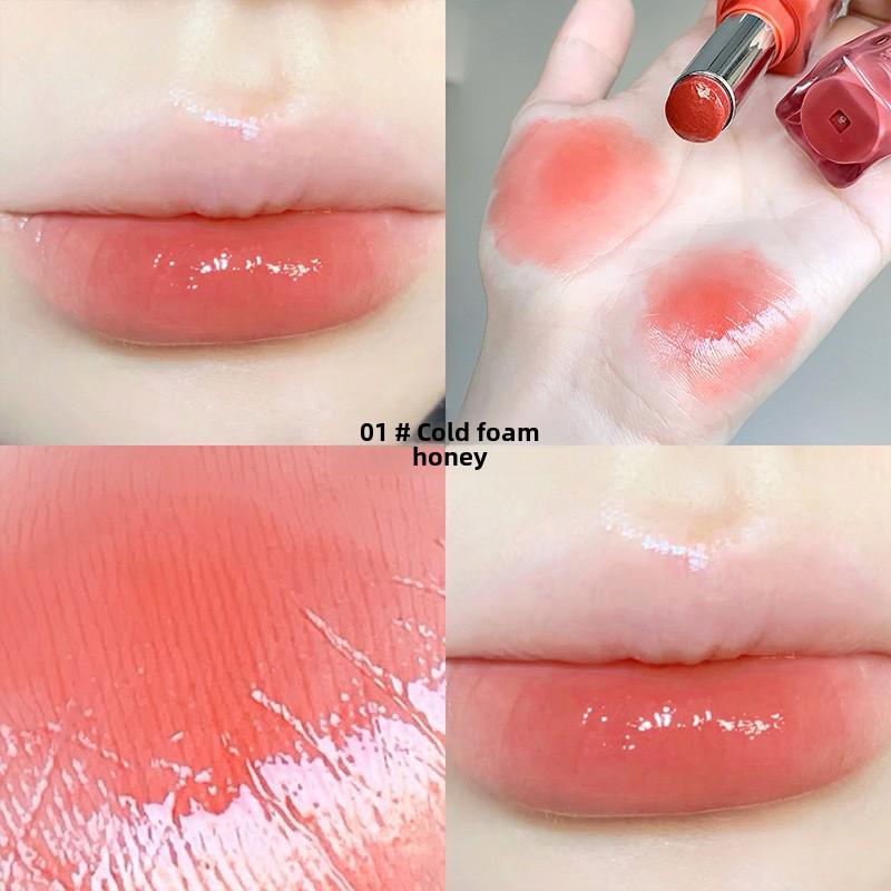 Mirror Glaze Lippenstift, langanhaltender feuchtigkeitsspendender Lipgloss, schimmerndes Finish