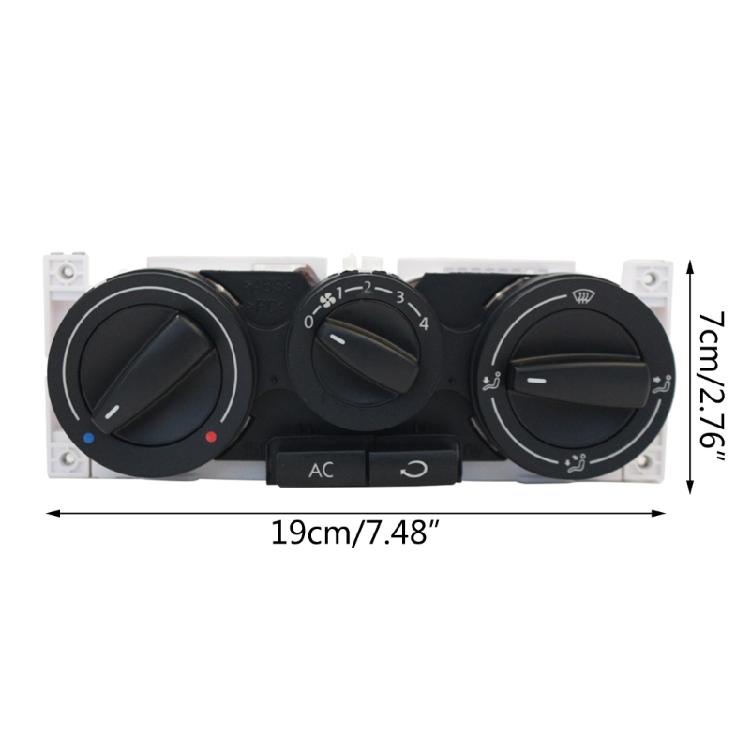 Plastic Air Conditioning Knob Manual Heater Control Switch Button For Passt Golf