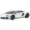 Aoshima Bunka Kyozai 1/32 Scale Rakupla Snap Kit No.07-PW Lamborghini Aventador S Pearl White Pre-Colored Plastic Model Kit (Automobile)