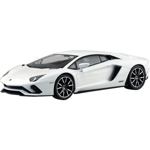

Aoshima Bunka Kyozai 1/32 Scale Rakupla Snap Kit No.07-PW Lamborghini Aventador S Pearl White Pre-Colored Plastic Model Kit (Automobile)