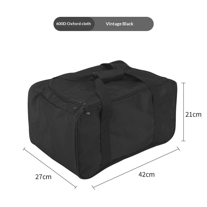 Outdoor Camping Picnic Tableware Storage Bag Oxford Cloth Camping Cookware Organizer Bag Kitchen Utensils Pots Storage Pouch