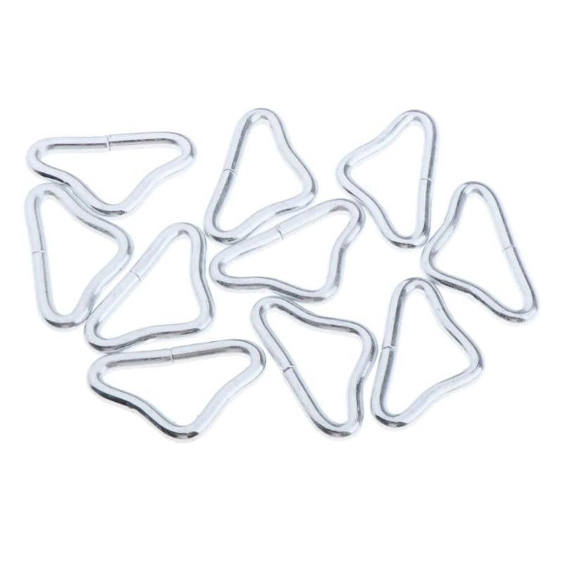 5 Stück Trampolin-Schnalle Dreieckige Ringe Trampolin-Befestiger für Trampolin-Reparatur Trampolin-Dreieckige Ringe Schnallen-Verbinder