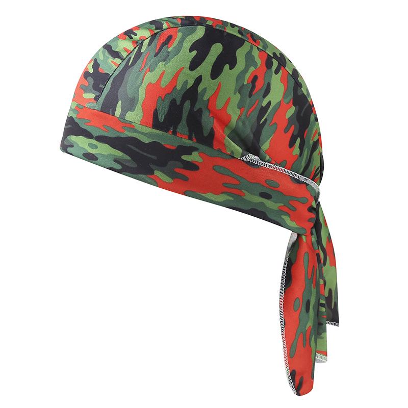 Mountain Bike Pirate Bandana: Sun Protection & Sweat Absorption Hat for Cycling