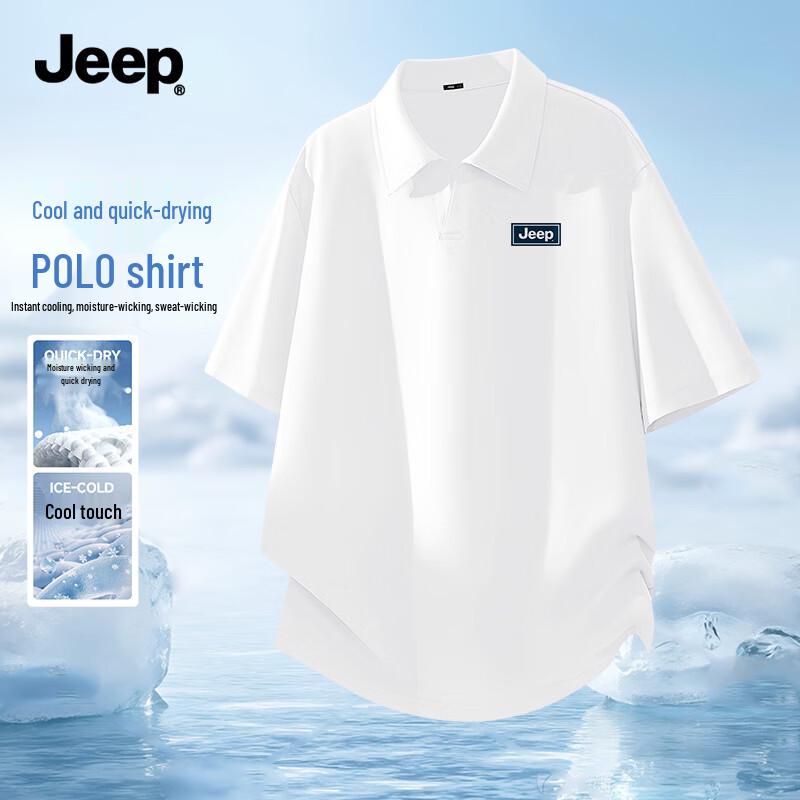 JEEP Men s Quick-Dry Cooling Polo Shirt 2XL