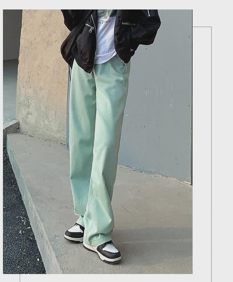 Women's High-Waist Wide-Leg Jeans - Autumn/Winter Casual Vibe