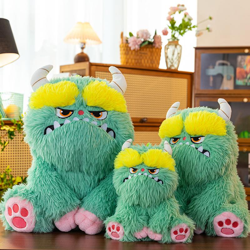 New Ugly, Cute, Long-haired Monster Doll Plush Doll Cute Monster Doll Pillow Birthday Gift