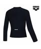 Alena Solar Lab Women'S Zip-Up Rash Guard A6Bl1Qr14Blk