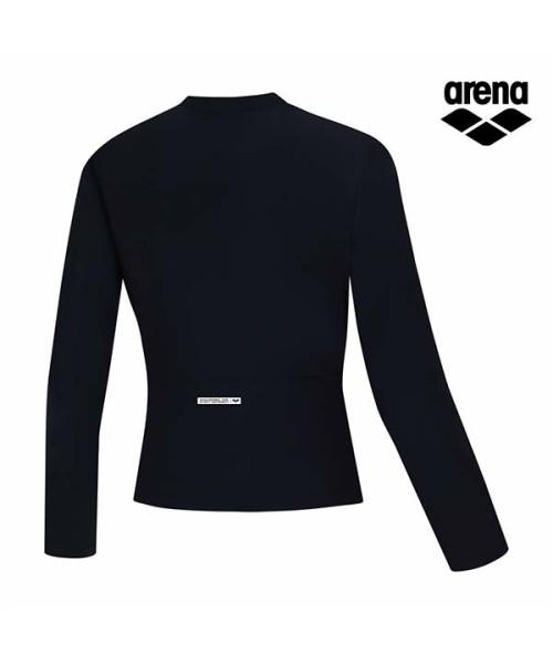 Alena Solar Lab Women'S Zip-Up Rash Guard A6Bl1Qr14Blk