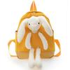 Cute Bunny Design Preschool Backpack Durable Soft Canvas Schoolbag For Kids Unisex