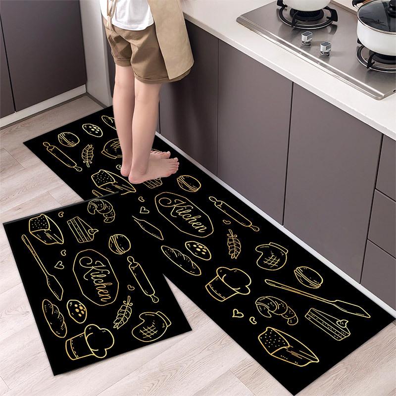 Kitchen Floor Mat Simple Home Carpet Entrance Mat Long Bedside Carpet