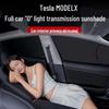 Tesla Model 3/Y/S Sun Visor: Opaque Sunshade for Front Windshield & Side Windows, Privacy Protection for Camping.