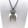 Fashion Brave Men's Pendant Necklace Vintage Bronze Wolf Tooth Alloy Pendant Necklace Fashion Choker Jewelry