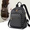 Schultasche Rucksack Mode Damen Neuer Rucksack Retro Bedruckte Buchstaben Große Kapazität Ausgehen Dreifachzweck Rucksack Damen