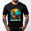 Dackel Shopbarkasaurus Rex Dackel T Ex Mix Hund Sarkasmus Lustiges Shirt Luxus Kleidung Herren T-Shirt