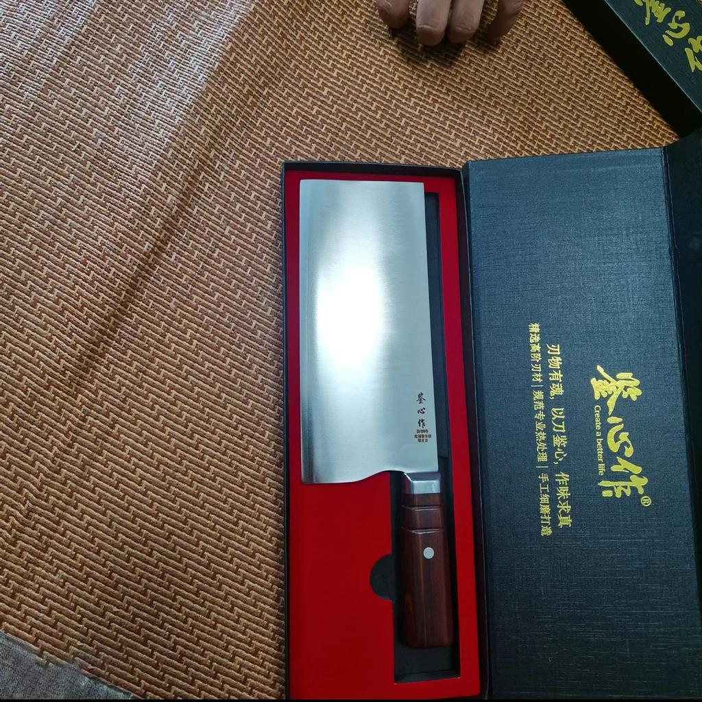 8 Inch Slicing Knife SG2 Powder High-Speed Steel Core 3-layers Clad Steel Blade Sharp Chef Cleaver Meat Vegetables Kitchen Knife