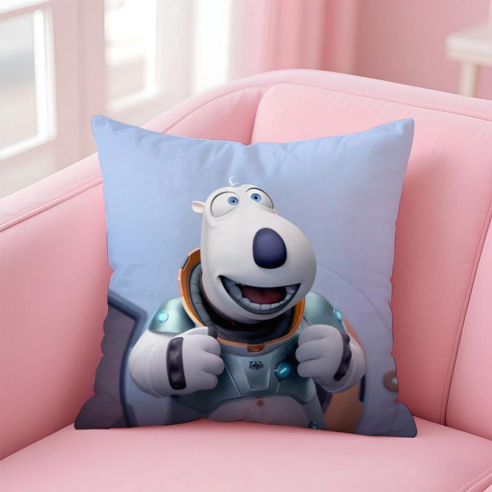 Cute B-Backkom Cushion Cover Home & Car Multi-Scene Pillow Cover - Reversible, Soft & Durable for Daily Use