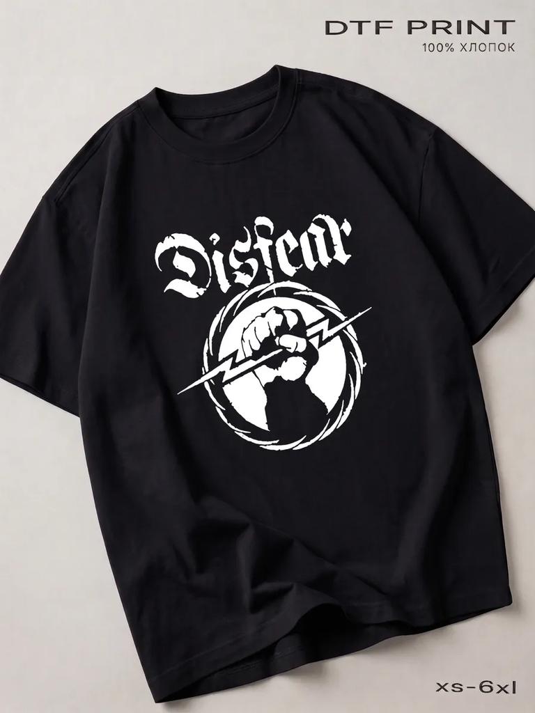 Black T-shirt Disfear, Punk Back in