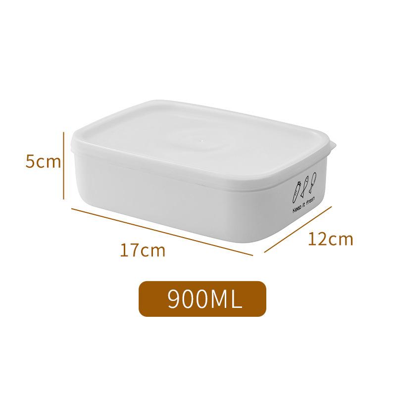 Thickened Fresh-Keeping Storage: Sealed Plastic Box for Refrigerator and Microwave Use