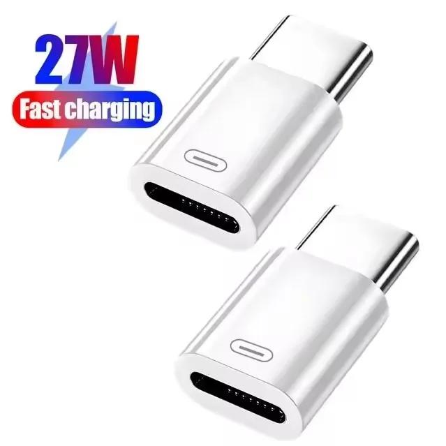 Adattatore di Ricarica Rapida da iOS a USB C Adattatore da Lightning a Tipo C Convertitore per Trasferimento Dati USB C per iPhone 16 15 Samsung Google