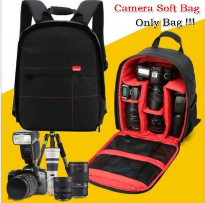 Waterproof Digital DSLR Photo Padded Backpack W/ Rain Cover Multi-functional SLR Camera Bag