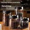 Airtight Coffee Bean and Tea Storage Jar - High-Temperature Resistant Glass