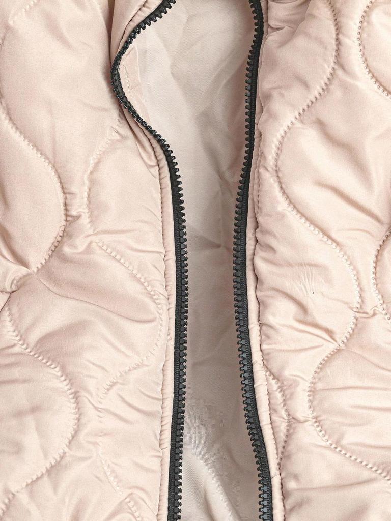 Women's Quilted Cotton Jacket: Stand-up Collar, Autumn/Winter European & American Style, Versatile Casual Baseball Coat.