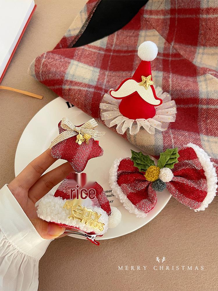 Women's Christmas Headband Plush Hat Hair Accessories for Photos