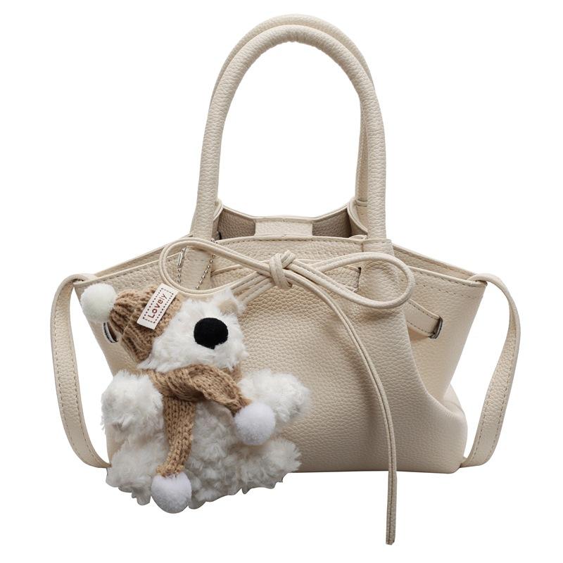 

Niche bow bag women s 2025 spring new fashion crossbody bag simple and foreign-style hand out to carry a small bag No pendant