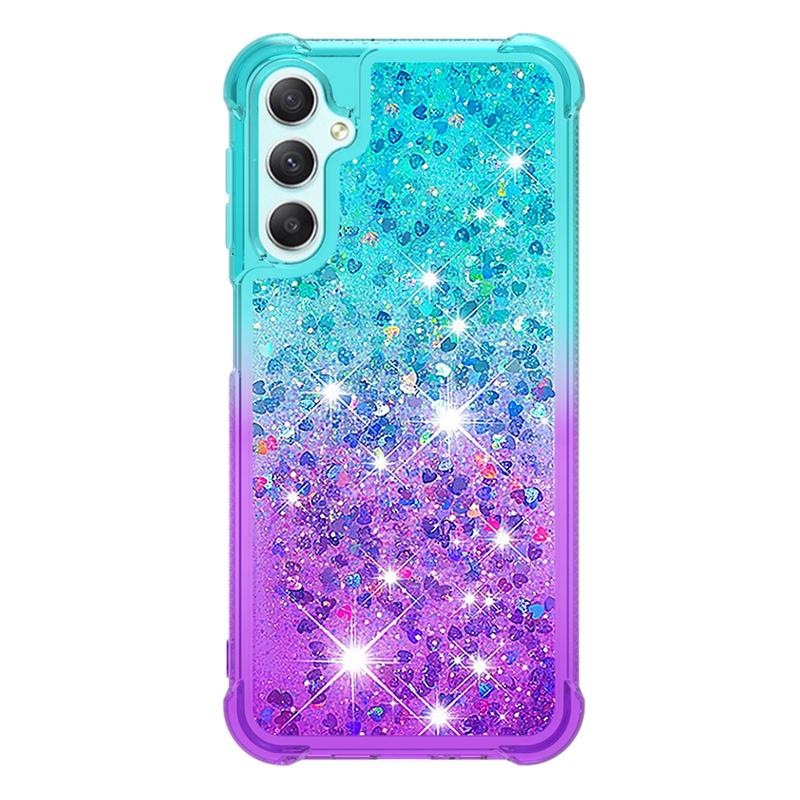For Samsung Galaxy A54 5G SM-A546B Case Dynamic Quicksand Liqui Case for Samsung A 54 A34 A14 5G A24 A04S A04 A04E Phone Cover