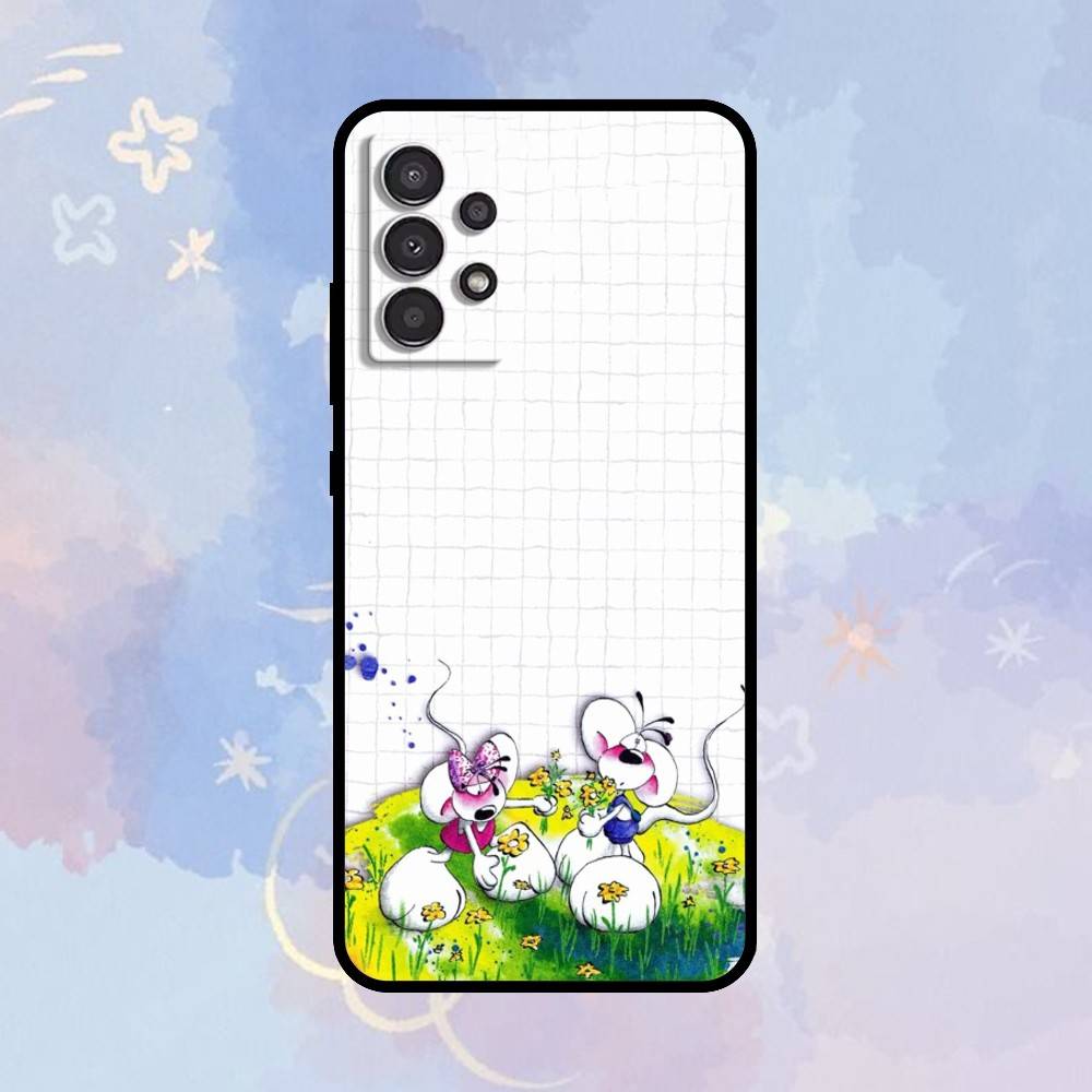

AAA D-Diddl Phone Case For Samsung Galaxy A73,A72,A71,A70,A53,A52,A51,Others Soft Black Cover Samsung a41