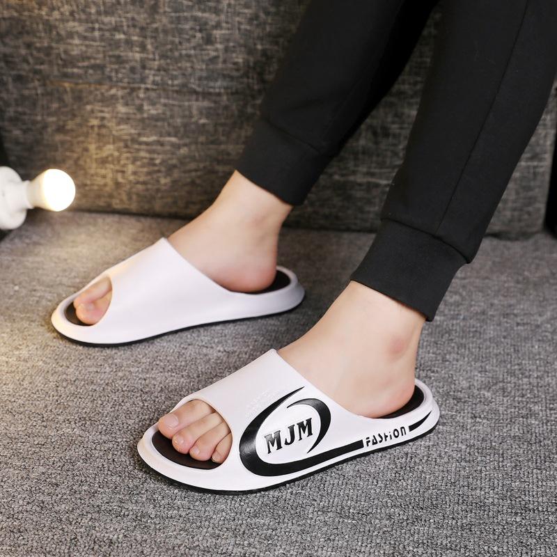 

Летние тапочки мужские уличные трендовые домашние сандалии повседневная обувь большого размера 49 мужские пляжные крутые тапочки шлепанцы 44-45 (inner length 28.5CM)