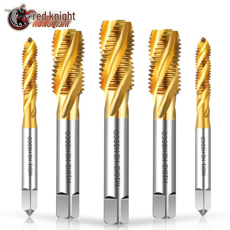 Red Knight Titanium Coated Spiral Machine Tap