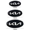 AANG1 Car Front Hood Emblem Rear Trunk Badge Sticker For KIA Sportage Ceed Sorento Cerato Optima Picanto Rio Soul Car Accessories
