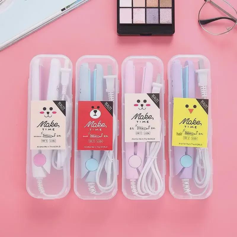 Mini 2-in-1 Home Hair Styler: Curling & Straightening Comb