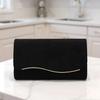 Samt Damen Abendtaschen Umschlagdesign Party Hochzeit Clutch Taschen Mit Schulterkette Abdeckung Handtaschen Metall Geldbörse