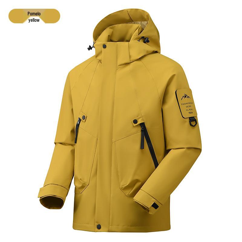 

Унисекс Легкая ветровка с капюшоном: Идеально для весенне-осенних мероприятий на открытом воздухе и групповой рабочей одежды. XL