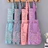 Oilproof Ruffle Edge Apron Breathable Canvas Apron New Floral Apron Kitchen Cooking