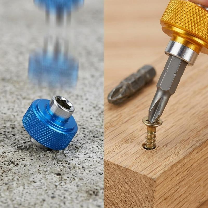 Portable Magnetic Drive Short Screwdriver Multifunctional Clamps Mini Double Head Socket Wrench Aluminum Alloy Repair Parts