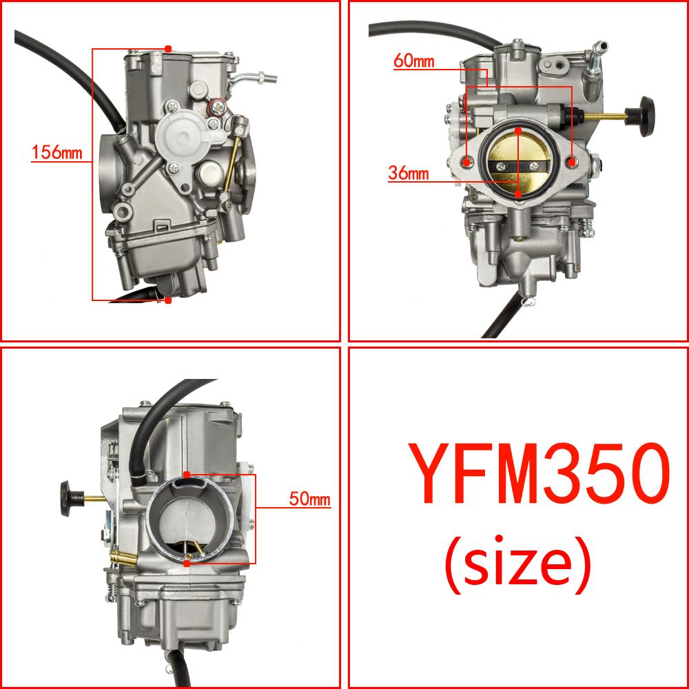 

Carburador Carb For Yamaha BIG BEAR 350 YFM350 2WD 4WD WARRIOR 350 YFM350 KODIAK 400 YFM400 4WD 1987-2004 ATV YFM350