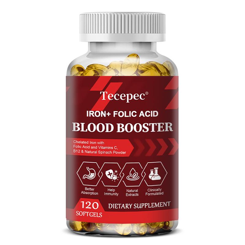 Vitamin C, Iron, Folate, Zinc, 120 Capsules Dietary Supplement