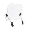 Clear Motorcycle Windshield Adjustable Wind Air Deflector Windscreen Front Flyscreen Replacement for Suzuki