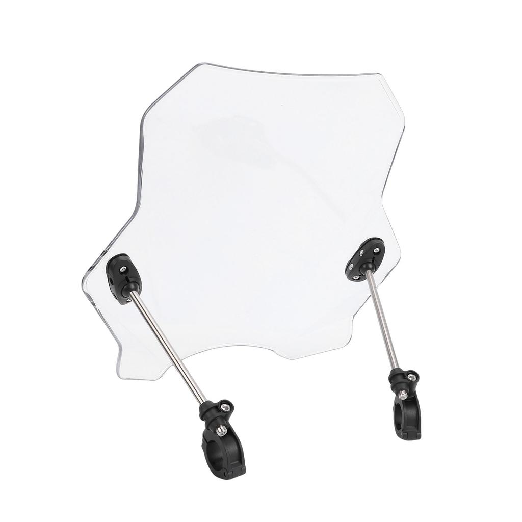 Clear Motorcycle Windshield Adjustable Wind Air Deflector Windscreen Front Flyscreen Replacement for Suzuki