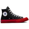 Converse Chuck Taylor All Star 70 Hi Comme Des Garcons Play Black Red Midsole