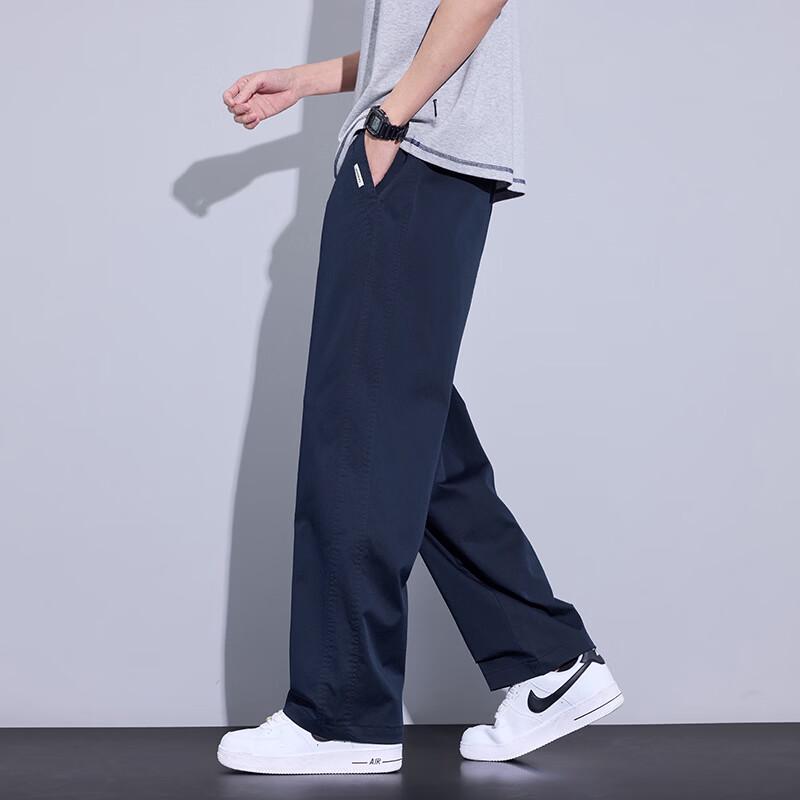 MEDE Men's Casual Draped Wide-Leg Pants