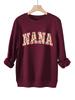 European Style Floral Grass Pattern Thick Warm Hoodie - Women's Round Neck Long Sleeve